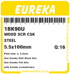 1BK90 - Wood Screw -1BK90_Label_T